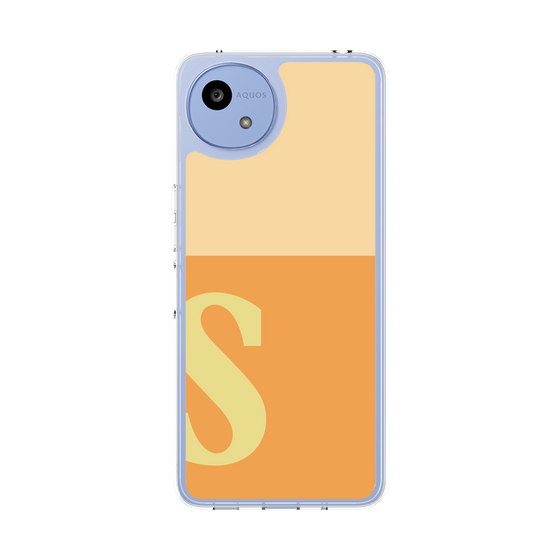 Slim Protection Case［ Original - initial two tone - S orange ］