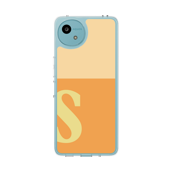 Slim Protection Case［ Original - initial two tone - S orange ］
