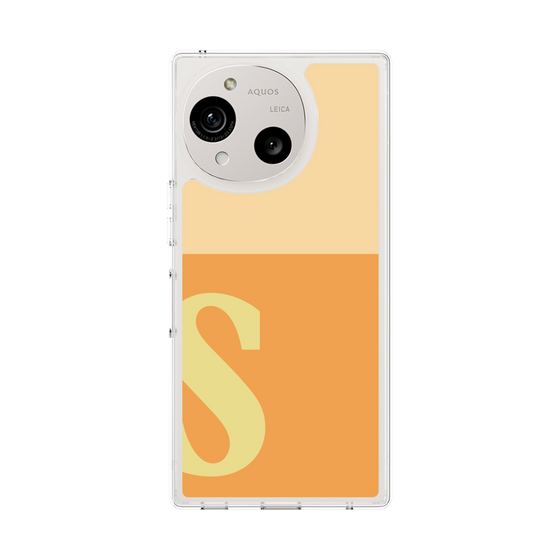 Slim Protection Case［ Original - initial two tone - S orange ］