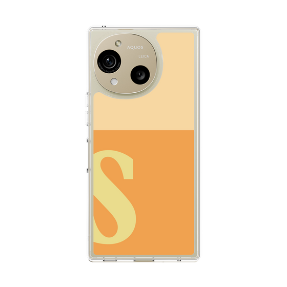 Slim Protection Case［ Original - initial two tone - S orange ］