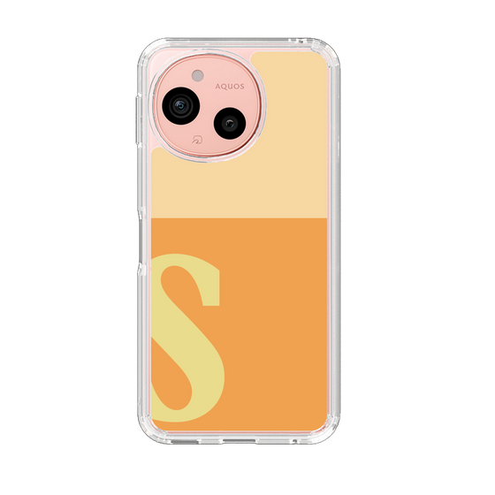 Slim Protection Case［ Original - initial two tone - S orange ］