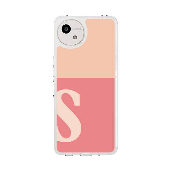 Slim Protection Case［ Original - initial two tone - S pink ］
