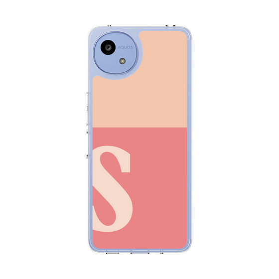 Slim Protection Case［ Original - initial two tone - S pink ］