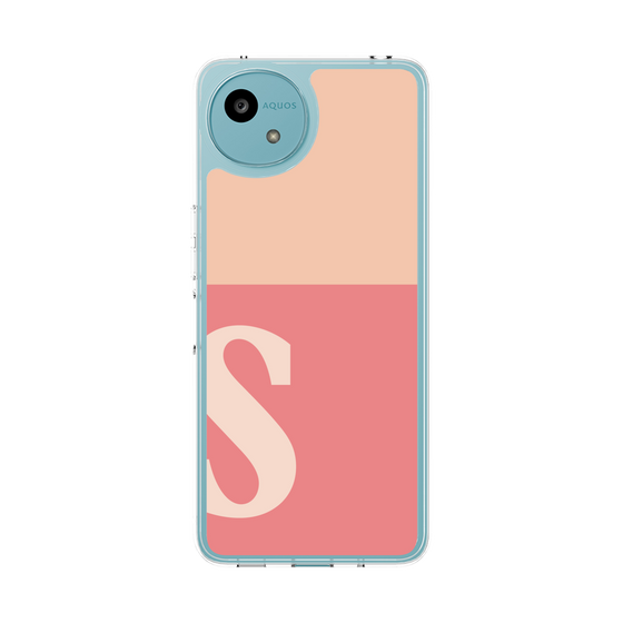 Slim Protection Case［ Original - initial two tone - S pink ］