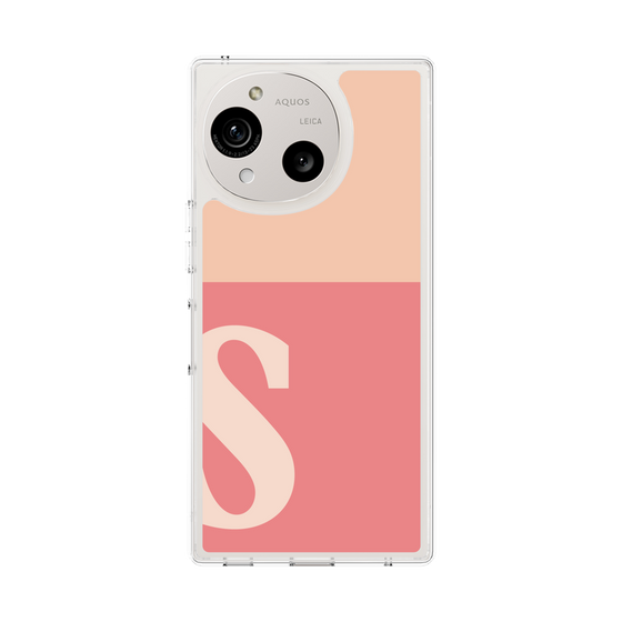 Slim Protection Case［ Original - initial two tone - S pink ］