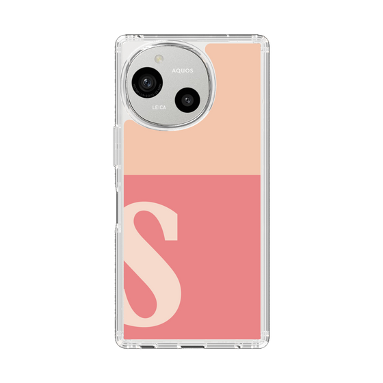 Slim Protection Case［ Original - initial two tone - S pink ］