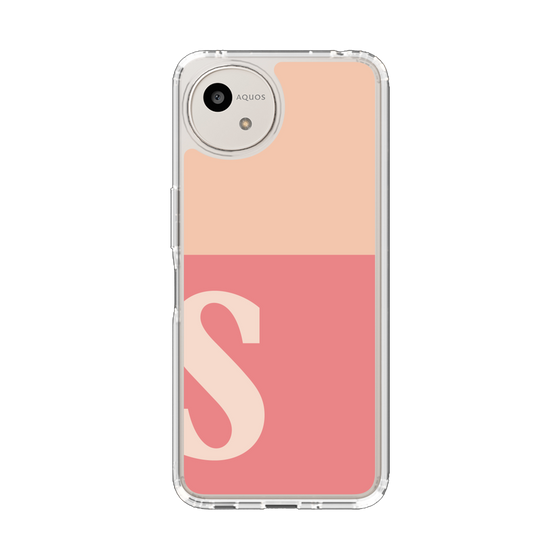Slim Protection Case［ Original - initial two tone - S pink ］