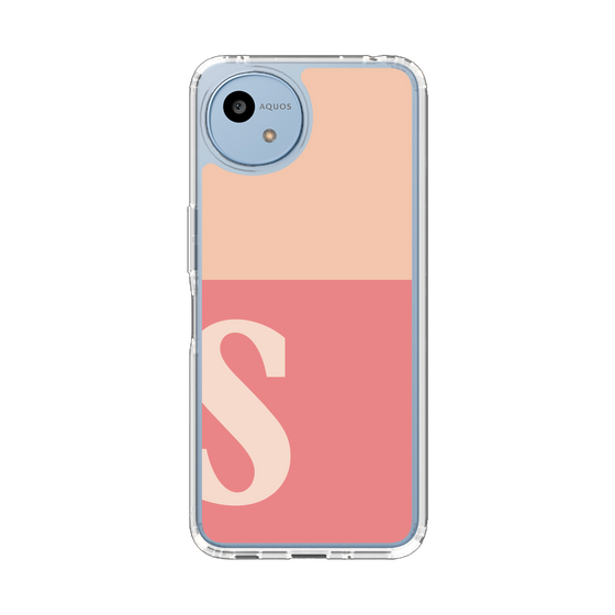 Slim Protection Case［ Original - initial two tone - S pink ］
