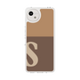 Slim Protection Case［ Original - initial two tone - S brown ］