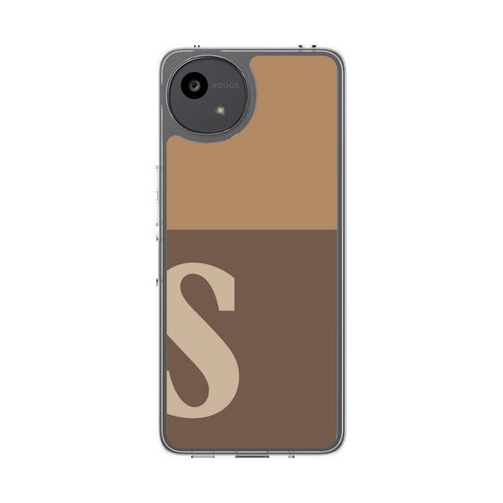 Slim Protection Case［ Original - initial two tone - S brown ］