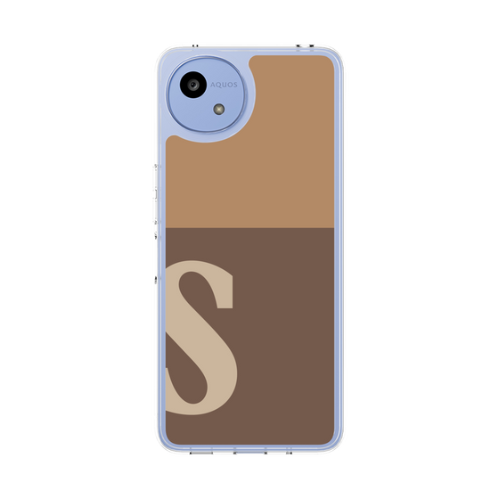 Slim Protection Case［ Original - initial two tone - S brown ］