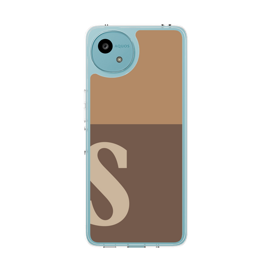 Slim Protection Case［ Original - initial two tone - S brown ］