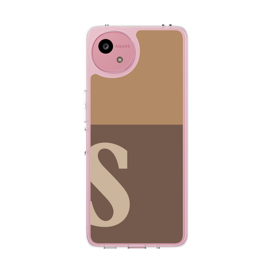 Slim Protection Case［ Original - initial two tone - S brown ］