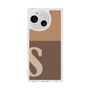 Slim Protection Case［ Original - initial two tone - S brown ］