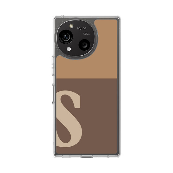 Slim Protection Case［ Original - initial two tone - S brown ］