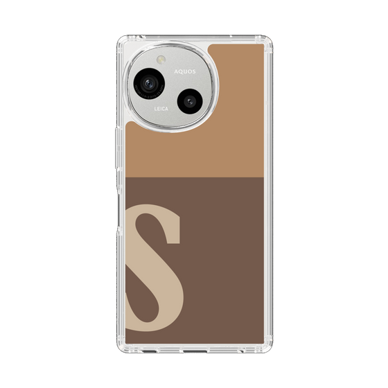 Slim Protection Case［ Original - initial two tone - S brown ］