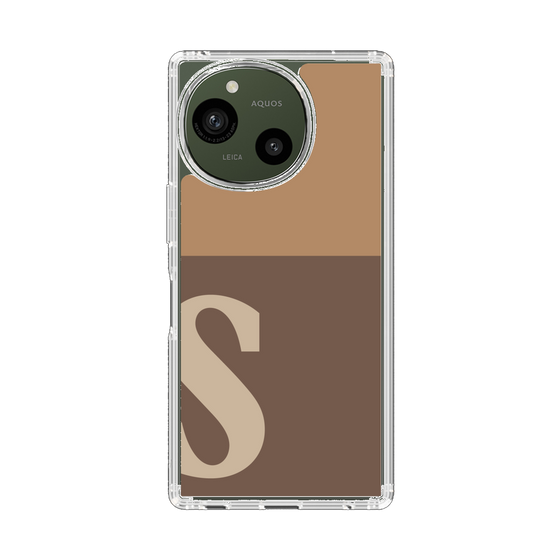 Slim Protection Case［ Original - initial two tone - S brown ］