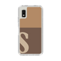 Slim Protection Case［ Original - initial two tone - S brown ］