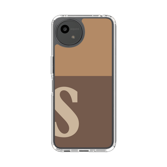 Slim Protection Case［ Original - initial two tone - S brown ］