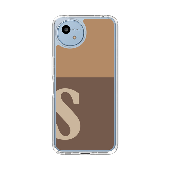 Slim Protection Case［ Original - initial two tone - S brown ］