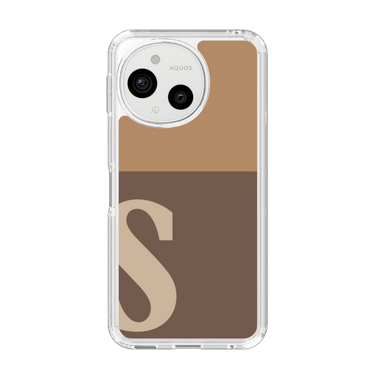 Slim Protection Case［ Original - initial two tone - S brown ］