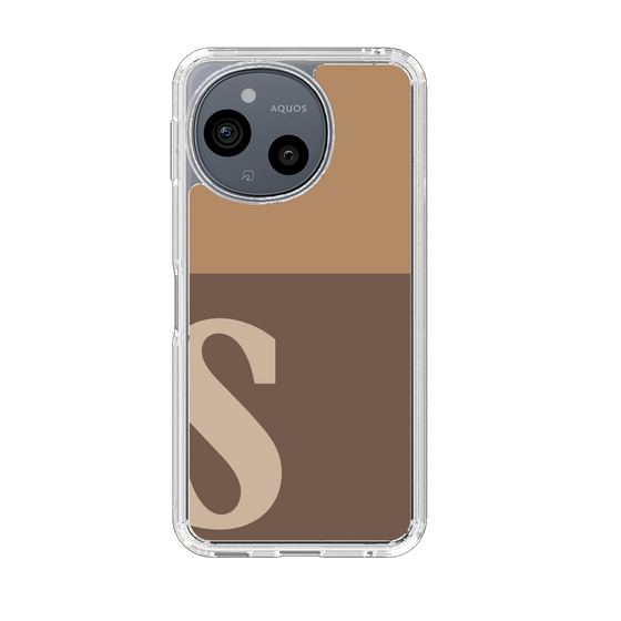Slim Protection Case［ Original - initial two tone - S brown ］