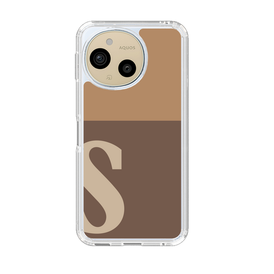 Slim Protection Case［ Original - initial two tone - S brown ］
