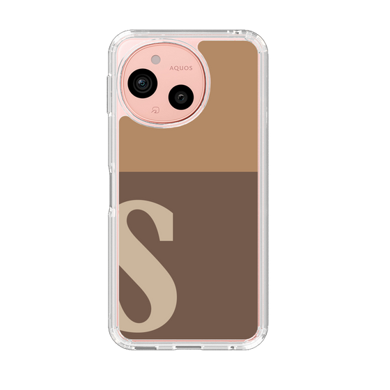 Slim Protection Case［ Original - initial two tone - S brown ］