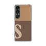 Slim Protection Case［ Original - initial two tone - S brown ］