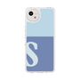 Slim Protection Case［ Original - initial two tone - S blue ］