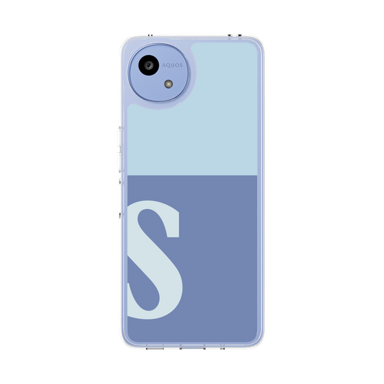 Slim Protection Case［ Original - initial two tone - S blue ］