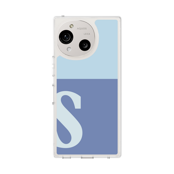 Slim Protection Case［ Original - initial two tone - S blue ］