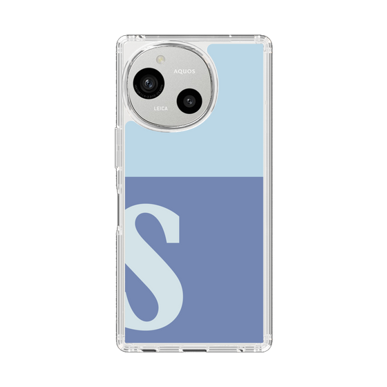Slim Protection Case［ Original - initial two tone - S blue ］