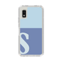 Slim Protection Case［ Original - initial two tone - S blue ］