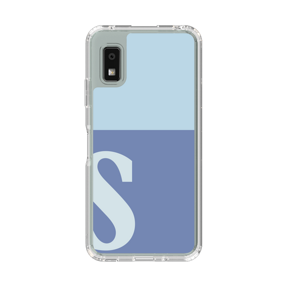 Slim Protection Case［ Original - initial two tone - S blue ］