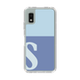 Slim Protection Case［ Original - initial two tone - S blue ］