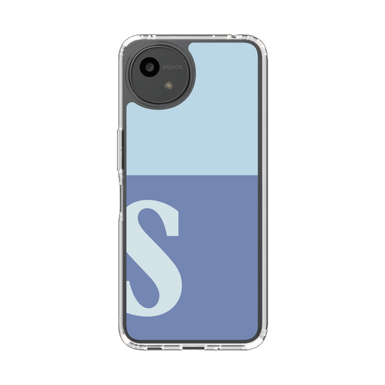 Slim Protection Case［ Original - initial two tone - S blue ］