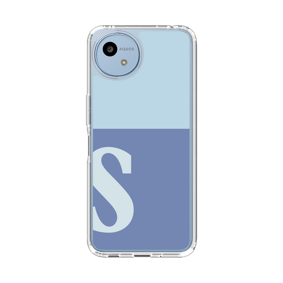Slim Protection Case［ Original - initial two tone - S blue ］