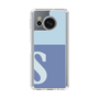Slim Protection Case［ Original - initial two tone - S blue ］