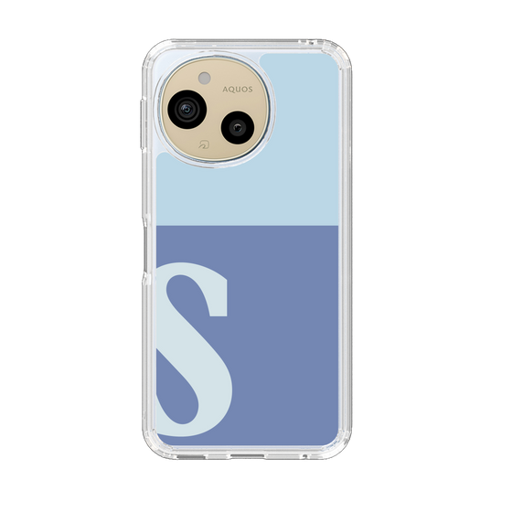 Slim Protection Case［ Original - initial two tone - S blue ］