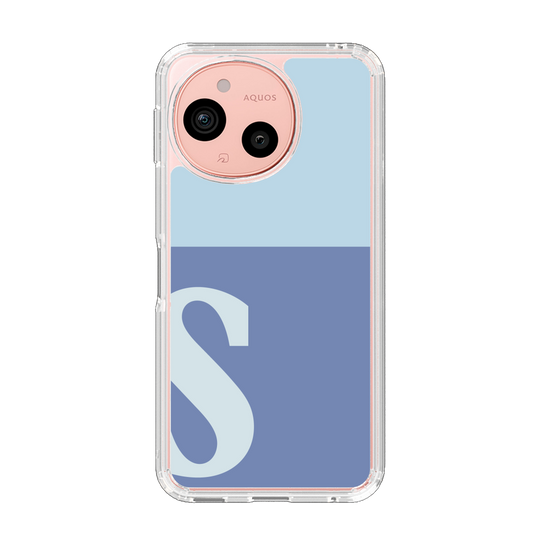 Slim Protection Case［ Original - initial two tone - S blue ］