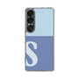 Slim Protection Case［ Original - initial two tone - S blue ］
