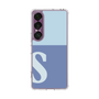 Slim Protection Case［ Original - initial two tone - S blue ］