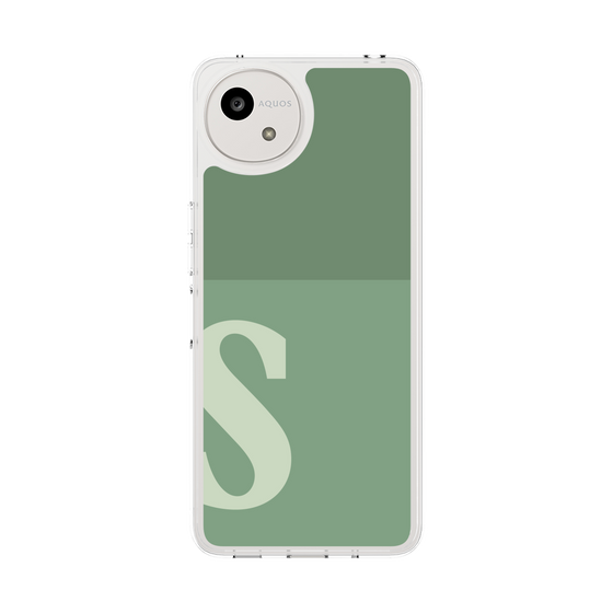 Slim Protection Case［ Original - initial two tone - S green ］