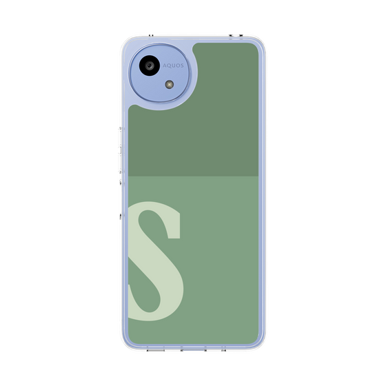 Slim Protection Case［ Original - initial two tone - S green ］