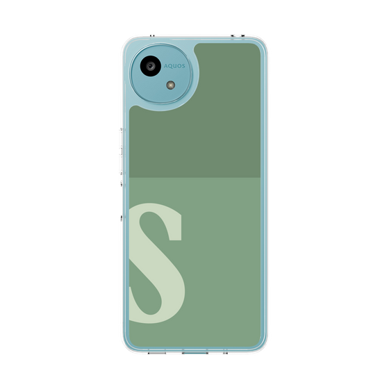 Slim Protection Case［ Original - initial two tone - S green ］