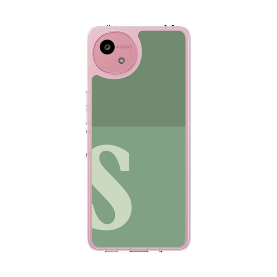 Slim Protection Case［ Original - initial two tone - S green ］