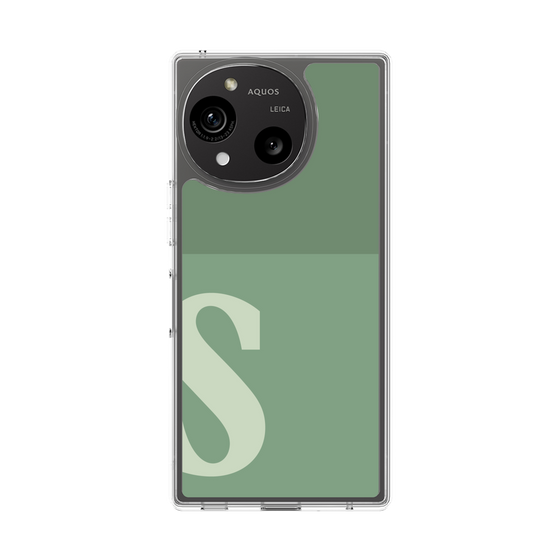 Slim Protection Case［ Original - initial two tone - S green ］