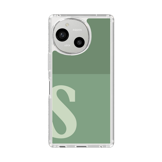Slim Protection Case［ Original - initial two tone - S green ］