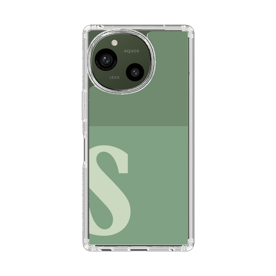 Slim Protection Case［ Original - initial two tone - S green ］